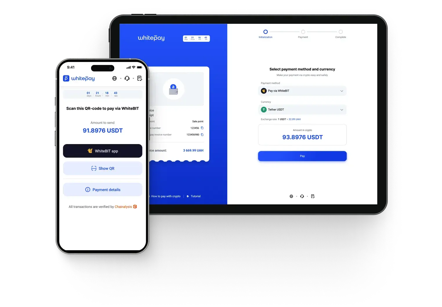 Pagos con criptomonedas para empresas — Whitepay